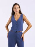 Gilet Pennypink - blu indaco - 0