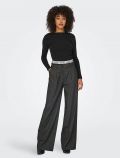 Pantalone Only - dark grey melange - 3