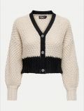 Cardigan Only - nero bianco - 4