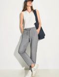 Pantalone curvy Cecil - grigio - 1