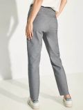 Pantalone curvy Cecil - grigio - 4