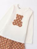 Completo maglia con gonna I Do - beige - 1