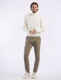 Pantalone casual Sseinse - tortora - 1