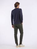 Pantalone casual Sseinse - verde militare - 4