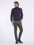 Pantalone casual Sseinse - verde militare - 1