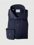 Camicia manica lunga Bottega Artigiana - blu notte - 0