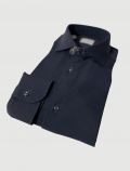 Camicia manica lunga Bottega Artigiana - blu notte - 2