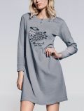 Camicia da notte Infiore - grigio - 0