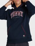 Maglia in felpa cappuccio Tommy Jeans - dark navy - 0