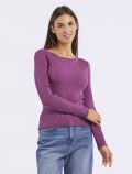 Maglia manica lunga Artigli - mauve - 0