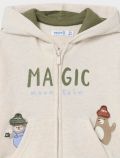 Maglia in felpa aperta Mayoral - latte - 1