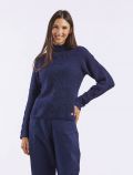 Pullover manica lunga Yes Zee - blu - 0