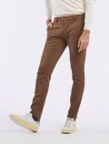 Pantalone casual Teleria Zed - cioccolata - 0