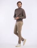 Pantalone casual Teleria Zed - tortora - 1