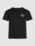 T-shirt manica corta Calvin Klein - black - 1