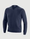 Pullover manica lunga Morgano - blu melange