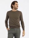 Pullover manica lunga Morgano - noce