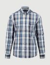 Camicia manica lunga casual Fynch-hatton - quadro blu