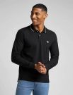 Polo manica lunga Lee - black