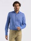 Camicia manica lunga Yes Zee - azzurro melange