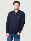 Polo manica lunga Armani Exchange - blu