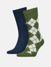 Calzini caldo cotone corti Tommy Hilfiger - verde militare