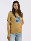 T-shirt manica corta Yes Zee - cammello