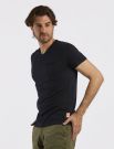 T-shirt manica corta Yes Zee - blu navy