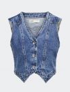 Gilet Jdy - medium blue denim