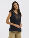 Camicia manica corta Fly Girl - blu