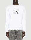 Maglia in felpa Calvin Klein - white