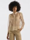 Camicia manica lunga elegante San Babila - beige