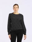 Camicia manica lunga Iblues - pois nero