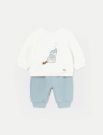 Completo 2 pezzi Newborn - blu