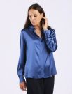 Camicia manica lunga Pennypink - blu indaco