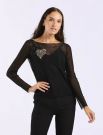 Camicia manica lunga Pennyblack - nero