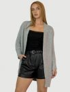 Cardigan Only - medium grey melange