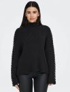 Pullover manica lunga Only - black