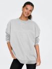 Maglia in felpa Only - light grey melange