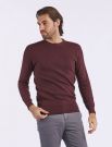 Maglia manica lunga Over-d - bordeaux