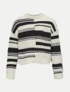 Pullover manica lunga Only - bianco nero