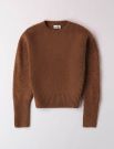 Pullover manica lunga I Do - marrone