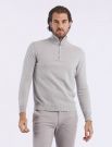 Lupetto zip Morgano - grigio chiaro