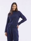 Pullover manica lunga Yes Zee - blu