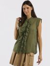 Camicia manica corta Susy Mix - verde militare