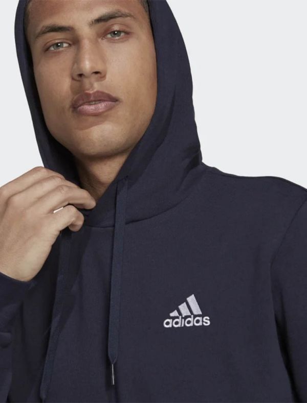 Felpa hot sale blu adidas